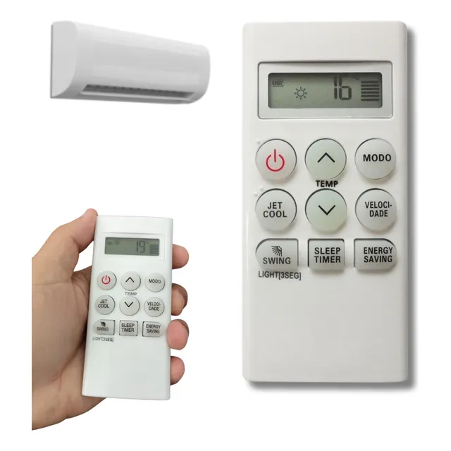 Controle Remoto Compatível Ar Condicionado LG Smile Akb Frio