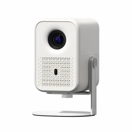 Projetor Smart Basike 4K Portátil – Motor Óptico Selado, Full HD 1080P, 1000 ANSI Lúmens, Wi-Fi 6, Bluetooth 5.4, Foco/Keystone Auto, Ideal para filmes, jogos e apresentações.