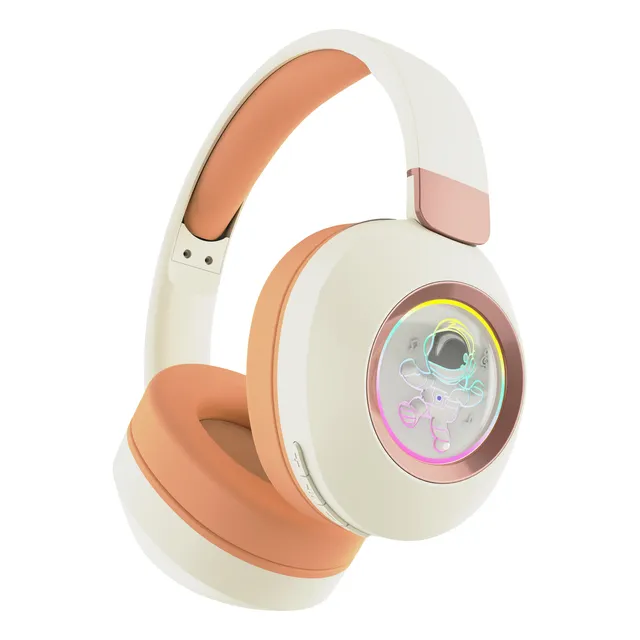 Headset Fone Bluetooth Sem Fio Com Luz Ambiente Mic Sn25