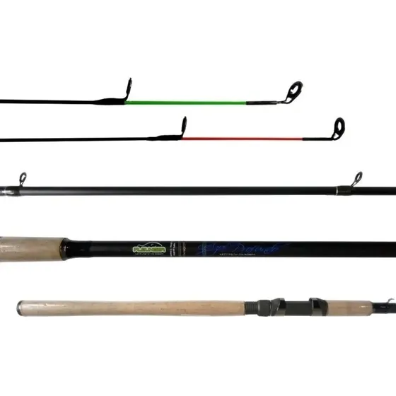 Caña Flounder Azul Profundo 3.60m C/punteras Pesca Pejerrey