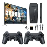 Controles Inalámbricos Dobles 4k Juegos Retro 64g 20000+