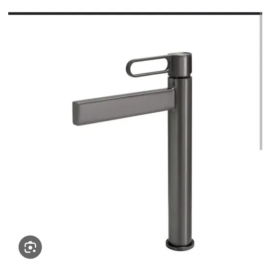 Fp Monomando-griferia Lavamanos Alto Gun Metal 30glv0073gm