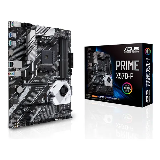 Placa Base Prime Am4 Amd X570 Atx Ddr4-sdram