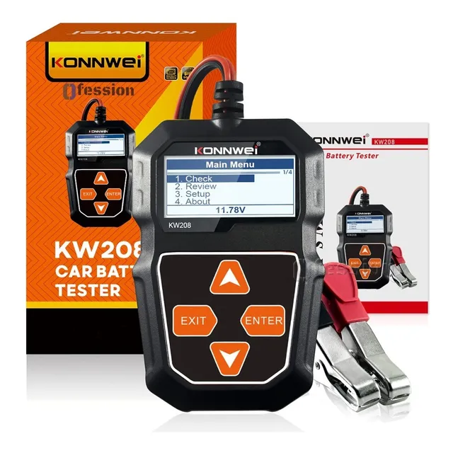 Probador Tester De Baterias Automotriz 12v, Carga Y Arranque