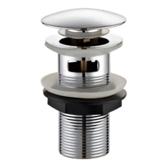 Desague Sopapa Click Clack Metal C/desborde Lavatorio Bidet 