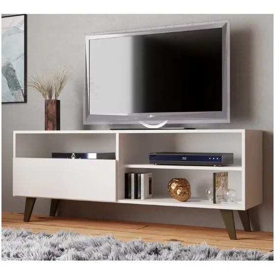 Rack Tv 55  Modelo 120 Clasico Moderno Mubleria Liz Brasil