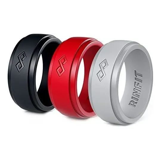 Anillos De Silicona Rinfit Para Hombres - Hombre Gkxxv