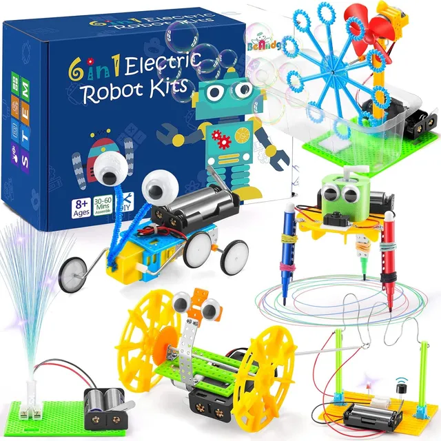 Kit Robótica Stem Experimentos Científicos Niños 8-1