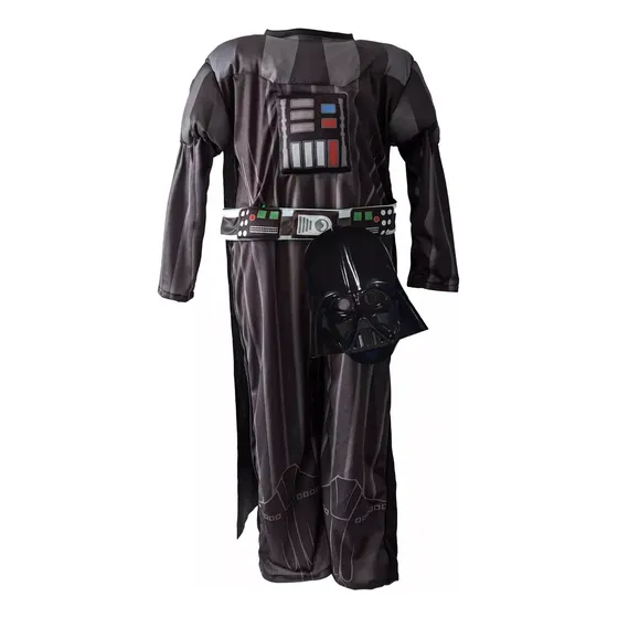 Disfraz Darth Vader Star Wars Con Musculos Lic Original