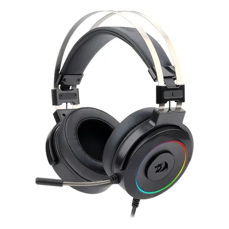 Audifonos Gamer Redragon Chroma Lamia 2 H320 Negro con soporte