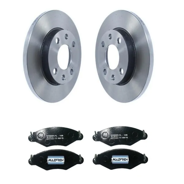 Discos Y Pastillas P/ Peugeot 207 1.4