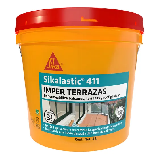 Sika Impermeabilizante Balcones Terrazas Sikalastic 411 4lts