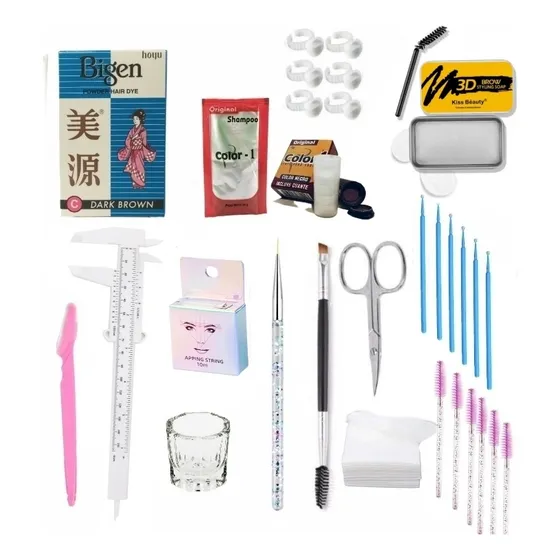 Kit Pigmento De Cejas Visagismo Bigen Cejas Semipermanentes 