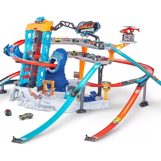 Pista De Autos Metal Machine Playset Gorilla Attack X 3m