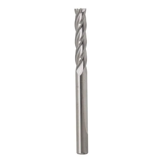 Mecha 1/8 Tungsteno 4 Flautas Pta Plana Pcb Cnc Metal 3.17mm