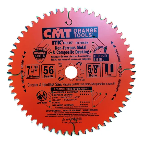 C M T - Sierra Circular I T K Plus (184mm X 15.8mm X 56z)