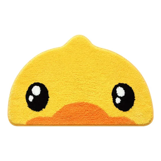 Eonxius Alfombra Baño Microfibra Novedosa Para Pato Amarillo