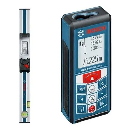 Medidor De Distância Á Laser Glm 80 C/ Regua R60 - Bosch