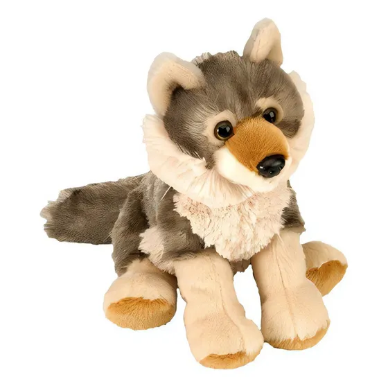 10852 Lobo Peluche Wild Republic Cuddlekins Mini C/envio Color Gris