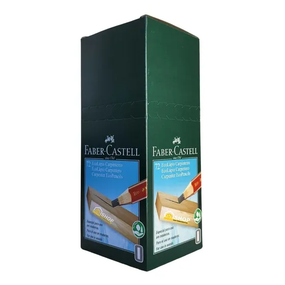 Lápis Carpinteiro 6mm Faber Castell 72 Unidades * Original *