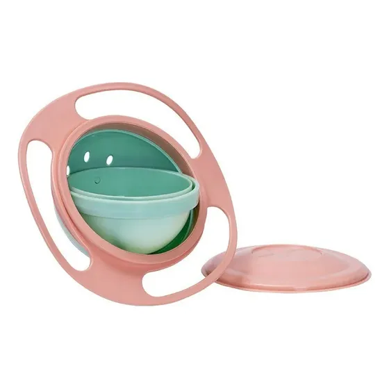 Envase Plastico Giratorio Estabilizador De Comida Bebe Niños