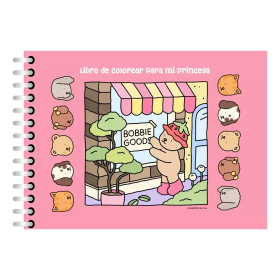 Cuaderno Espiral Purple Notes Bobbie Good 50 Hojas Opalina