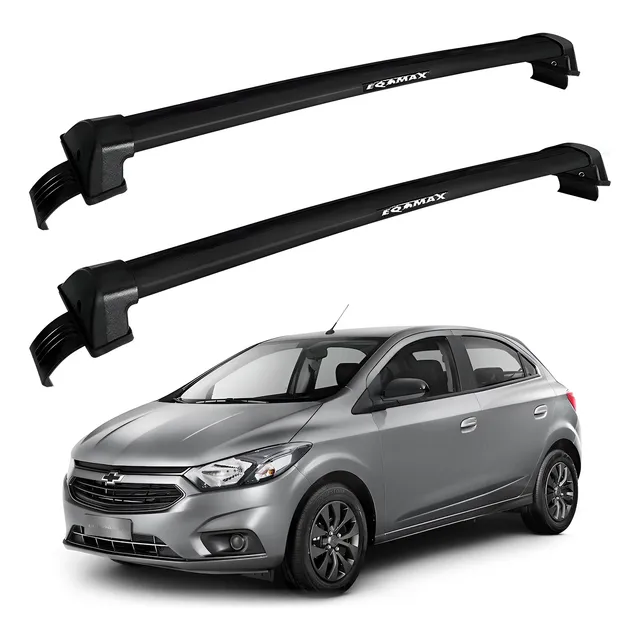 Barras De Techo Eqmax New Wave Aluminio Onix Joy 2020+ Negro