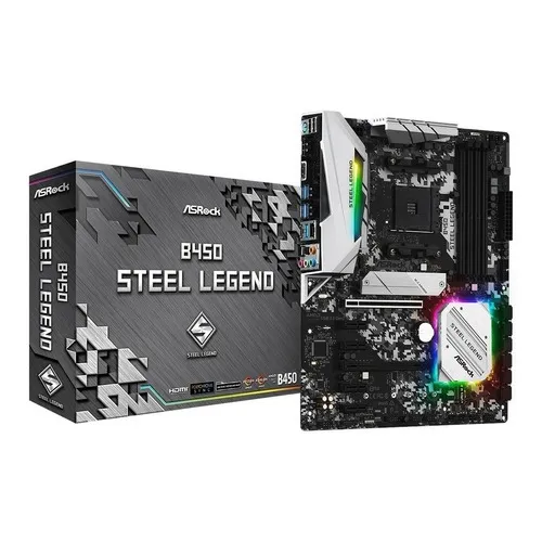 Motherboard Asrock B450 Steel Legend Am4 Ddr4 Ryzen Gamer