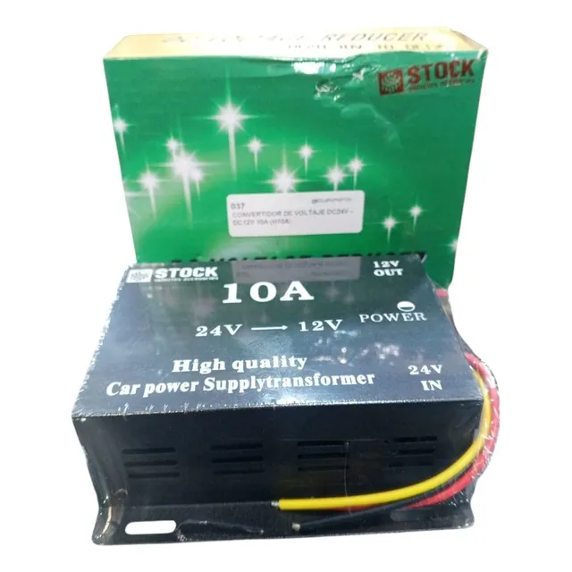 Convertidor De Voltaje Dc24v - Dc12v 10a (h10a)
