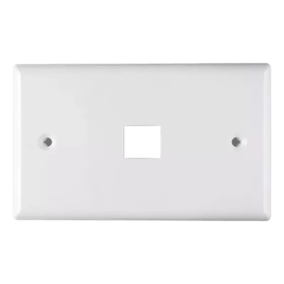 Face Plate Blanco 4x2 1 Puerto Faceplate Coupler Rj45