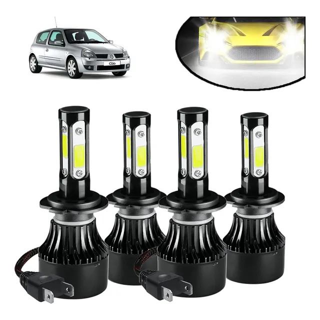 Kit De Faros Led Delanteros De 4 Lados 12000lm For Renault