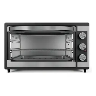 Forno Elétrico De Bancada 50 Litros 1500w Preto 110v Forno Elétrico De Bancada 50 Litros 1500w Preto 110v