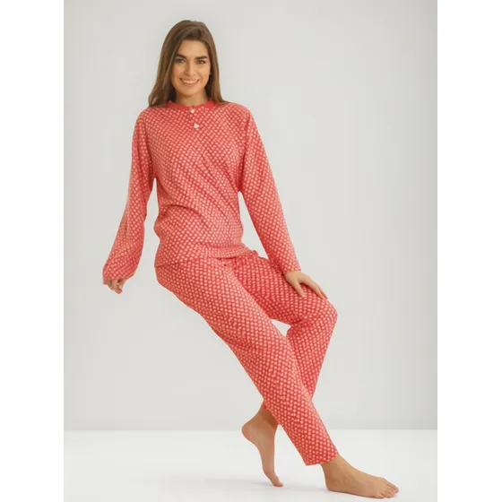 Pijama Mujer De Invierno Yacard Con Cartera Abrigado 