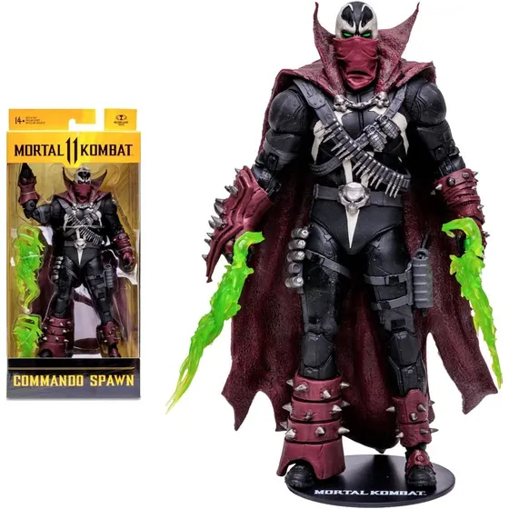  Figuras Mortal Kombat 7in  Comando Spawn