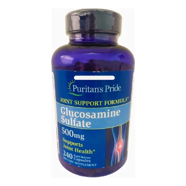 Glucosamine Sulfate 500mg  240caps  Puritan´s Pride Sin Sabor