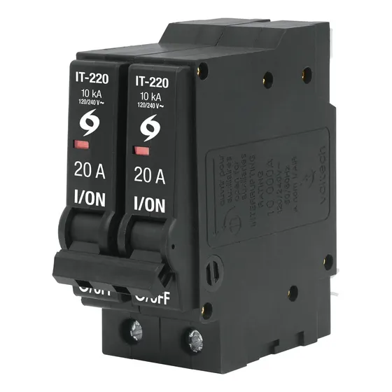 Interruptor De 2 Polos 20a, Enchufable, Volteck 46704