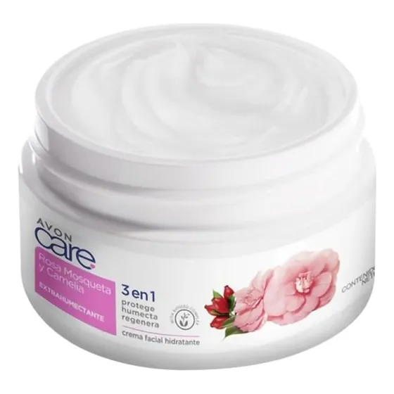 Avon Rosa Mosqueta Original Extrahumectante Dama Facial Orig