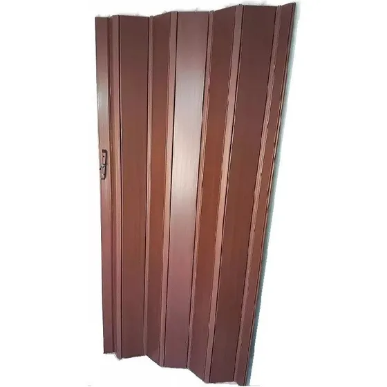Puerta Plegadiza 0,74 X 2 Pvc Reforzada 10mm Con Traba 70x2