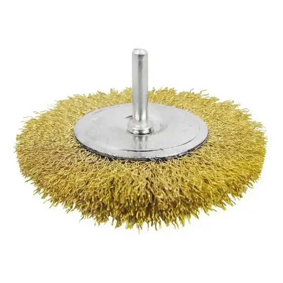 Cepillo Alambre Acero Latonado 2´´ X 1/4´´ Marca Total