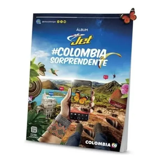 Álbum Jet Colombia Sorprendente Nuevo Sellado