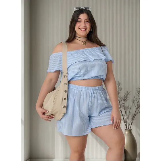 Blusa De Fibrana Moda Mujer 2025 Talles Grandes Y Reales