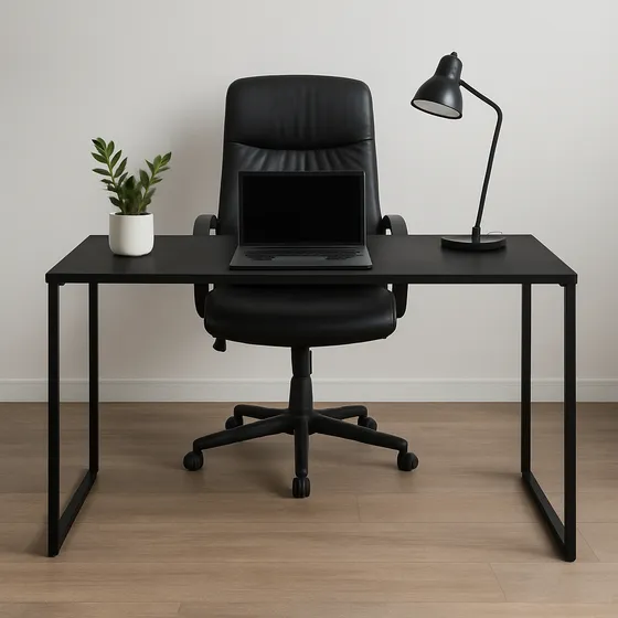 Mesa Para Escritório 120cm C-lar Estilo Industrial Moderna
