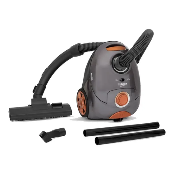 Aspiradora Trineo Liliana Climpy 2L gris oscuro y naranja 220V LA130