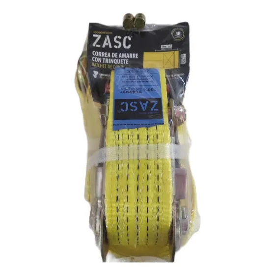 Cinta De Amarre 2  X 10mts 2500 Kg Con Ratchet Zasc 