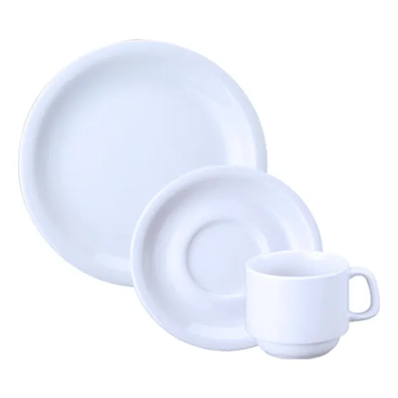 25 Pratos Sobremesa 25 Xícaras Chá C Pires Porcelana Schmidt
