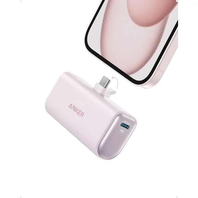 Anker Cargador Portátil Para iPhone 16 Nano Power Bank Con