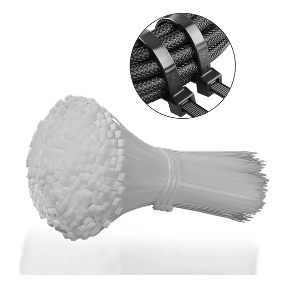 Abraçadeira Em Nylon Enforca Gato 2,5x200mm 500un - Branco