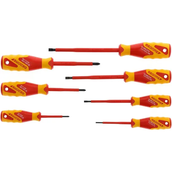  Conjunto De Chave De Fenda Gedore Vde Ph-077 Vde 7 Peças É 