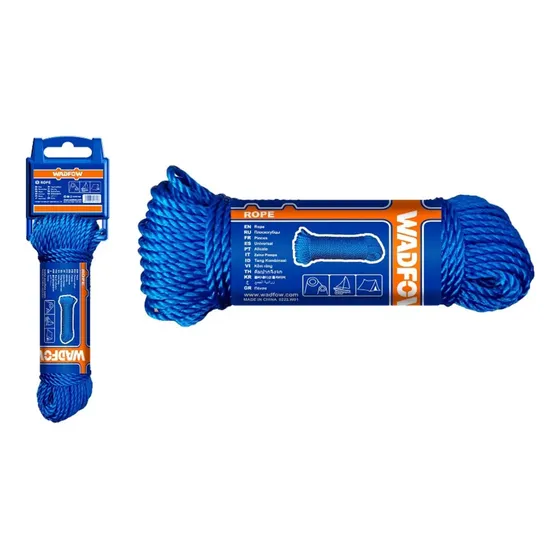 Soga Azul Wadfow Polipropileno 6mm X 20m Febo