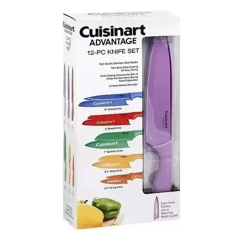 Juego De Cuchillos Cuisinart 12pc Multicolor